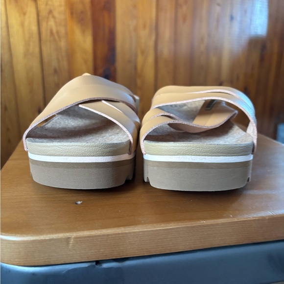Reef Kaia Tan Platform Slide Sandal size 6 NWOB - Picture 5 of 8